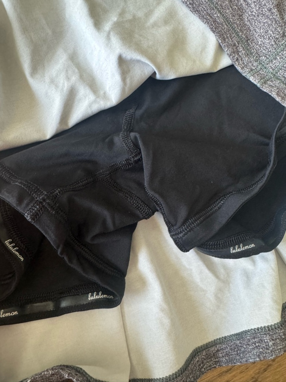 lululemon athletica Heather Gray Skater Skirt with Black Waistband - Picture 6 of 9